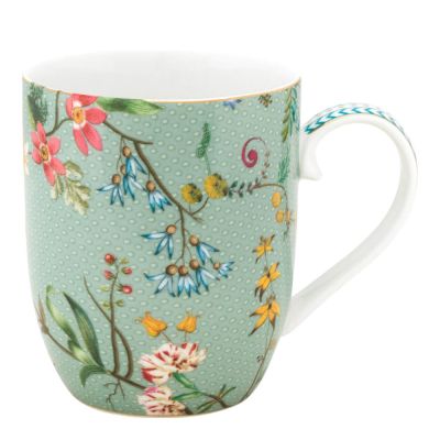 Pip Studio - Jolie Flowers Muki 20 cl Vaaleansininen