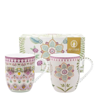 Pip Studio - Lily & Lotus Muki 14,5 cl 2 kpl Off-white