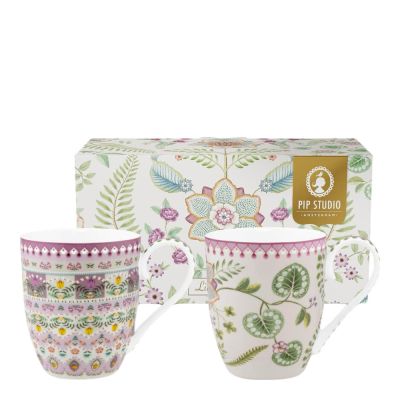 Pip Studio - Lily & Lotus Muki XL 40 cl 2 kpl Off-white