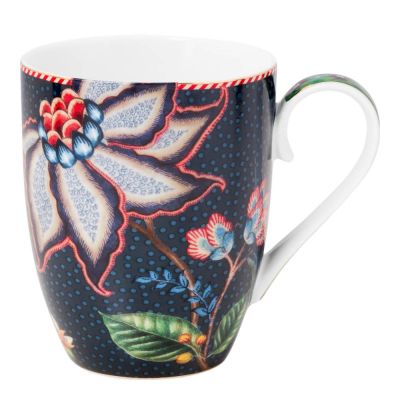 Pip Studio - Berry Blues Flowers Muki 36,5 cl Sininen