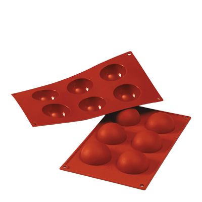 Silikomart - Silikonimuotti Kupolit 6 st 6x3 cm
