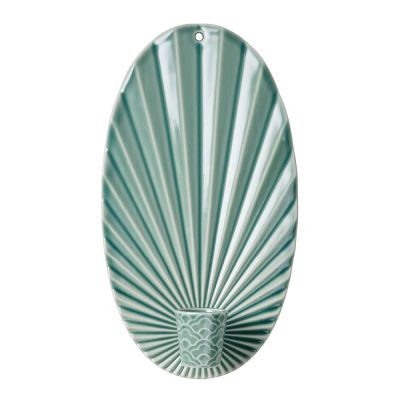 Dottir - Pipanella Waves Seinäkynttilänjalka 24,5 cm Peacock