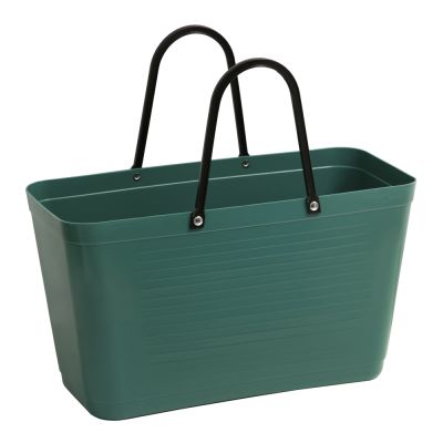 Hinza - Green Plastic Laukku 15L Tummanvihreä