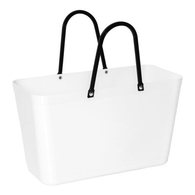 Hinza - Muovinen Laukku Iso Valkoinen