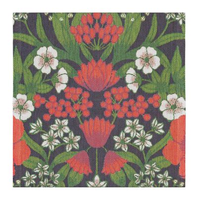 Ekelund - Julblommor Servetti 35x35 cm Punainen