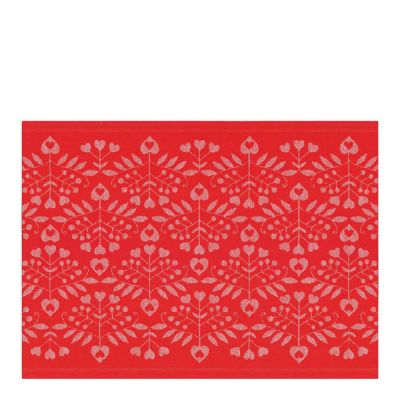 Ekelund - Julhjärtan Pöytätabletti 35x48 cm Punainen