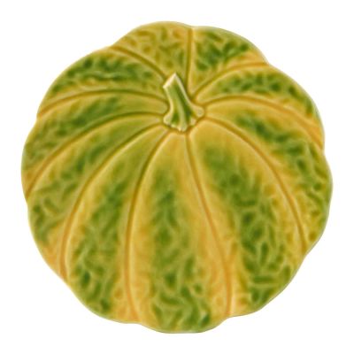 Bordallo Pinheiro - Pumpkin Lautanen 22 cm Oranssi/vihreä