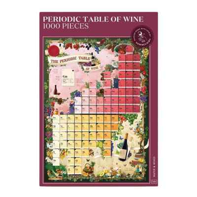 Water and Wines - Wine Puzzle Palapeli The Periodic Table of Wine 1000 palaa