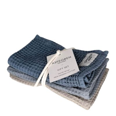 Aspegren - Lahjapakkaus: Tiskirätti 3 kpl Blue Mussels