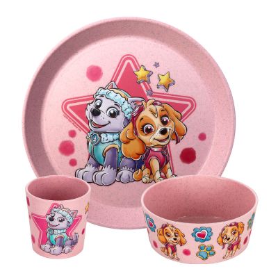 Koziol - Connect Lasten astiasto 3 osaa Pink Paw Patrol