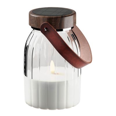 DeluxeHomeart - LED Lyhty 13 x 17 cm Aurinkokennolla