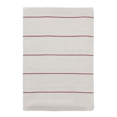 Södahl - Line Pöytäliina 140x270 cm Offwhite/Red