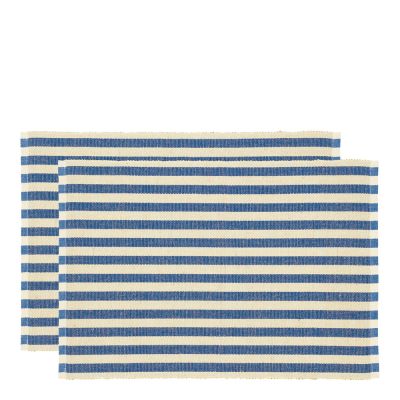 Södahl - Statement Stripe Pöytätabletti 33x48 cm 2 kpl Blue