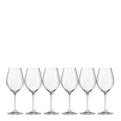 Modern House - Sontell Punaviinilasi 66 cl 6 kpl kirkas