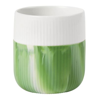 Royal Copenhagen - Fluted Contrast Marble muki 35 cl grass