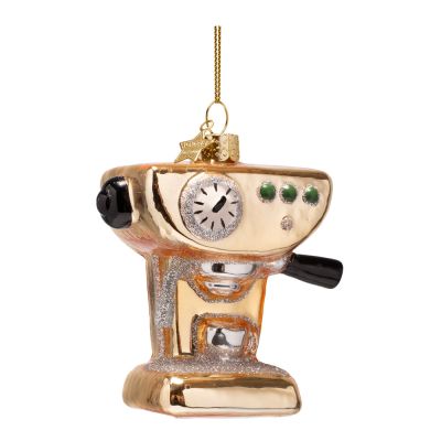 Vondels - Authentic Riippuva joulukoriste kahvikone 9 cm Kulta