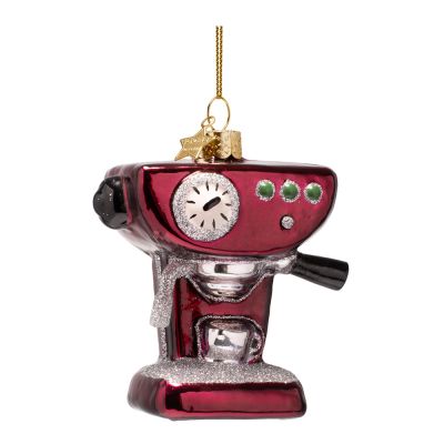 Vondels - Authentic Riippuva joulukoriste kahvikone 9 cm Punainen