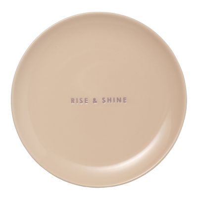 Vondels - Autumn Elegance Lautanen Rise & shine 22 cm Ecru