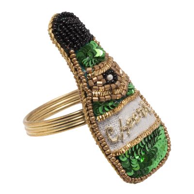 Vondels - Autumn Elegance Lautasliinarengas 7 cm Vihreä/Kulta