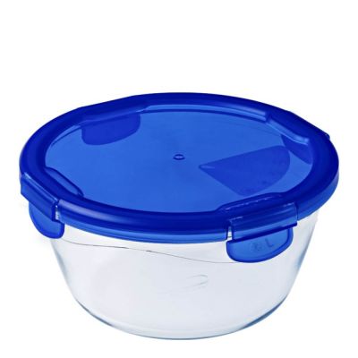 Pyrex - Cook & Go Säilytyspurkki 0,7 L Sininen/Kirkas