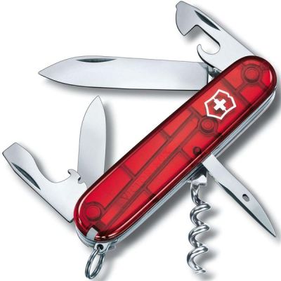 Victorinox - Spartan Linkkuveitsi 91 mm Punainen/Läpinäkyvä