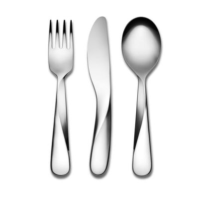 Alessi - Giro Lasten aterimet 3 osaa Teräs