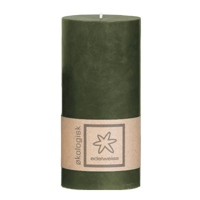 Edelweiss - EKO Pöytäkynttilä 7x15 cm syvä metsänvihreä