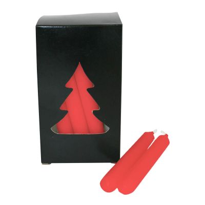 Edelweiss - Kuusenkynttilä 1,2x10,2 cm 20 kpl punainen