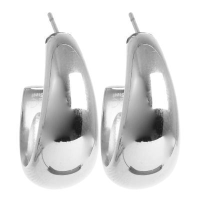 A&C Oslo AS - Steel - Soft Coll korvakorut 24 mm hopea