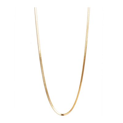 A&C Oslo AS - Steel - Essentials kaulakoru lyhyt unisex käärmeketju kulta