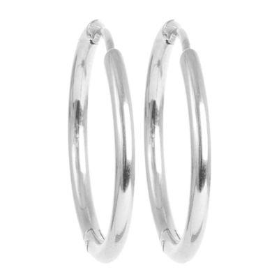 A&C Oslo AS - Steel - Essentials korvakorut medium 25 mm hopea