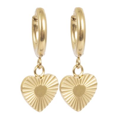 A&C Oslo AS - Steel - Charms Coll pienet renkaat sydämellä kulta