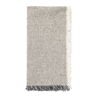 Broste Copenhagen - Elouise lautasliina 45x45 cm musta/offwhite
