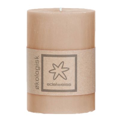 Edelweiss - EKO Pöytäkynttilä 7x10 cm lämmin beige