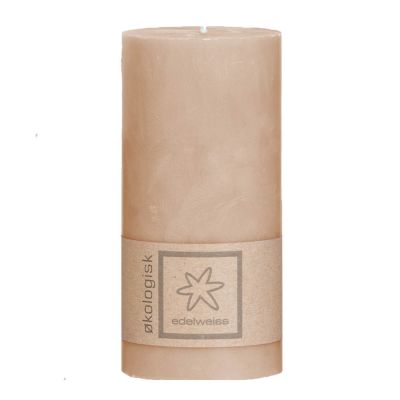 Edelweiss - EKO Pöytäkynttilä 7x15 cm lämmin beige