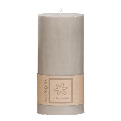 Edelweiss - EKO Pöytäkynttilä 7x15 cm pellava