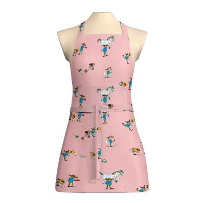 Arvidssons - Peppi ja kaverit Esiliina 85x65 cm Vaaleanpunainen