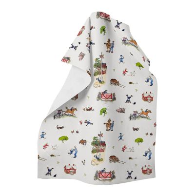 Arvidssons - Emil i Katthult Keittiöpyyhe 70x46 cm Valkoinen