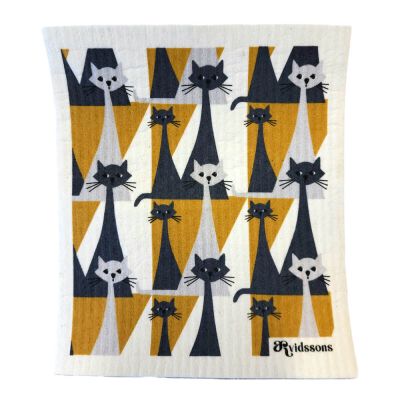 Arvidssons - Kitty Tiskirätti 20x17 cm Keltainen