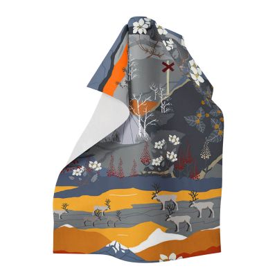 Arvidssons - Fjällvandring Keittiöpyyhe 70x46 cm Oranssi