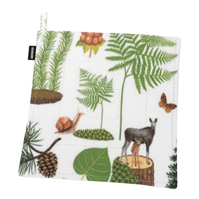 Arvidssons - Skogsliv Patalappu 22x22 cm Vihreä