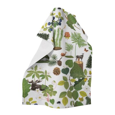 Arvidssons - Skogsliv Keittiöpyyhe 70x46 cm Vihreä