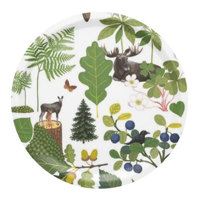 Arvidssons - Skogsliv Tarjotin 31 cm Vihreä