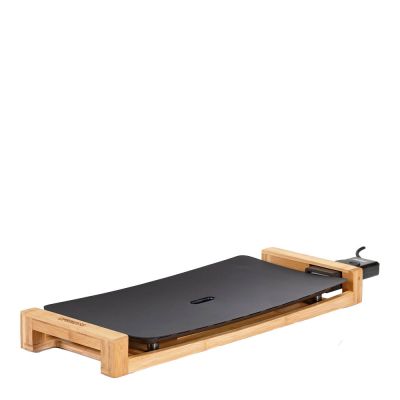 PRINCESS - Pöytäg­rilli 50x25 cm 2200W Musta/Bambu