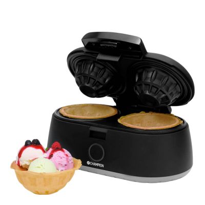 CHAMPION - Vohvelirauta 1000W Musta