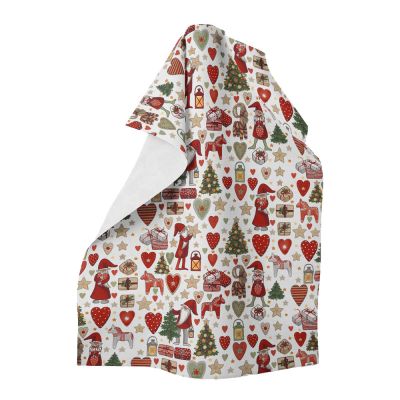 Arvidssons - Julstök Keittiöpyyhe 70x46 cm Punainen