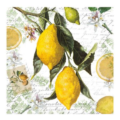 Ambiente - Servetti 33x33 cm 20 kpl Lemon