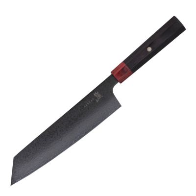 Yaxell - Rei kiritsuke- veitsi 20 cm DLC Musta/Punainen