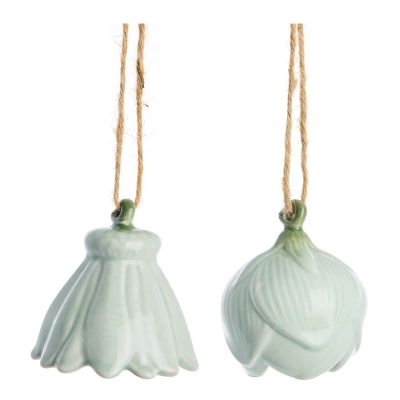 Lene Bjerre - Dehlia Riippukoriste kukka 4,5 cm 2 kpl Vaaleanvihreä