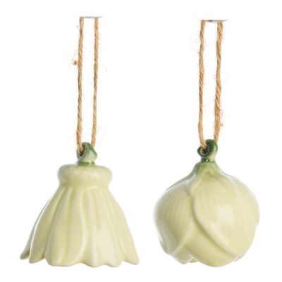 Lene Bjerre - Dehlia Riippukoriste kukka 4,5 cm 2 kpl Keltainen